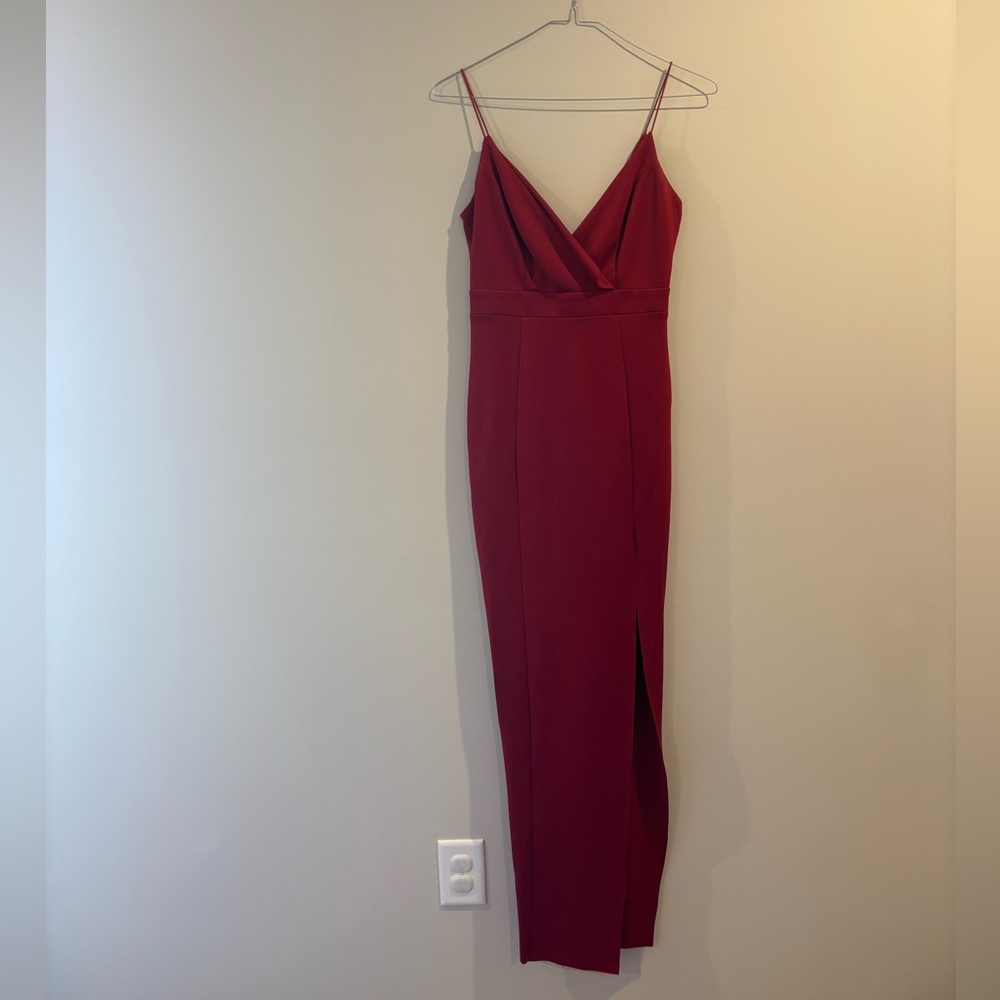 ASOS Burgundy Maxi Dress